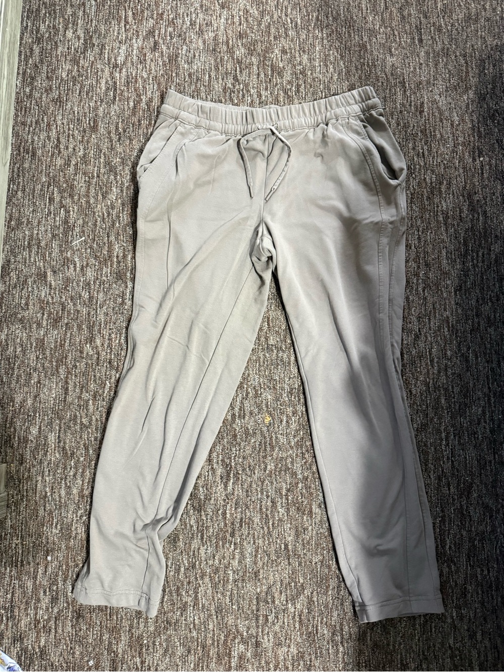 Women’s Athleta Casual Drawstring Pants in Light Taupe